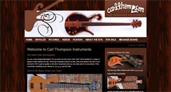 Desktop Screenshot of ctbasses.com